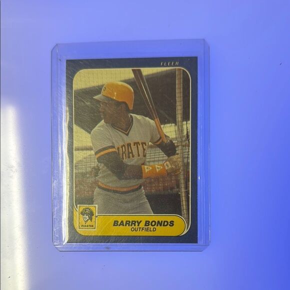 Yellow and Black Card fleer update Rc of Barry Bonds mint condition rare - Picture 1 of 4